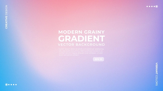 trendy modern grainy gradient abstract vector background