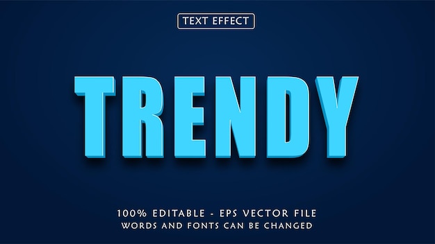 Trendy Text Effect