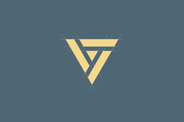 Triangle logo icon design
