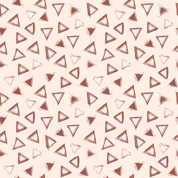 triangles hand draw seamless vector pattern. seamless pattern for wallpaper, pattern fills, web page