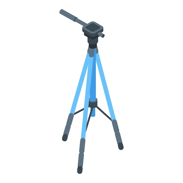 Tripod holder icon Isometric of tripod holder vector icon for web design isolated on white background