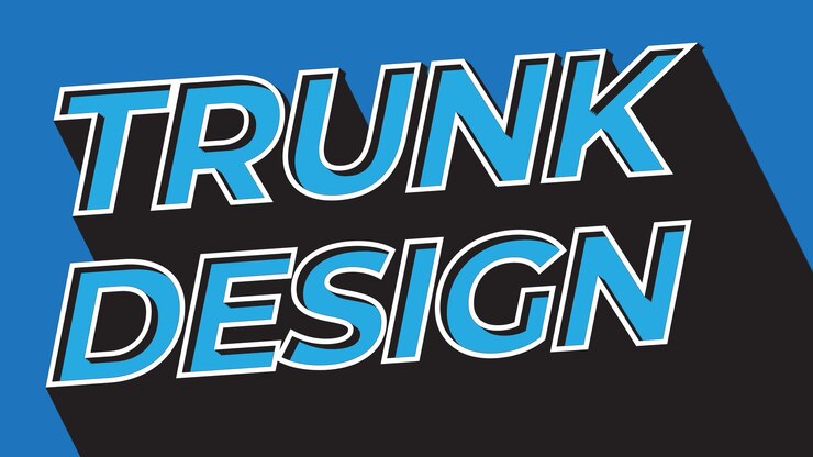 Vektor trunk design text effect