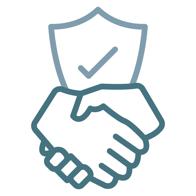 Trust icon vector image Can be used for Inheritance