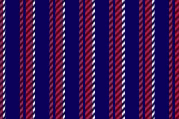 Tshirt vertical fabric vector fashioned texture background lines Geometric seamless textile stripe pattern in indigo and red colors