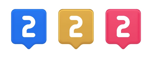 two character button numeral cyberspace calculation service 3d realistic icon