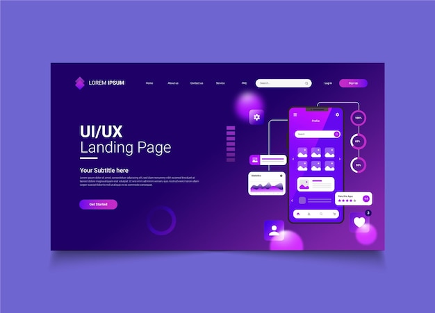 UIUX Landing Page Design