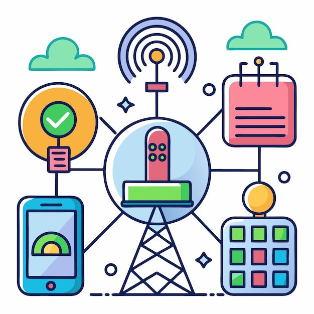 Understanding Wireless Communication Key Components and Technologies Illustrated