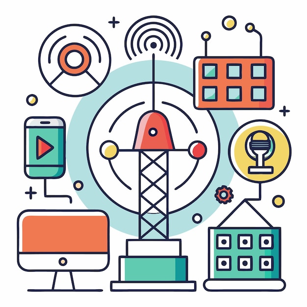 Understanding Wireless Communication Key Components and Technologies Illustrated