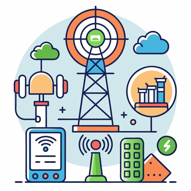 Understanding Wireless Communication Key Components and Technologies Illustrated