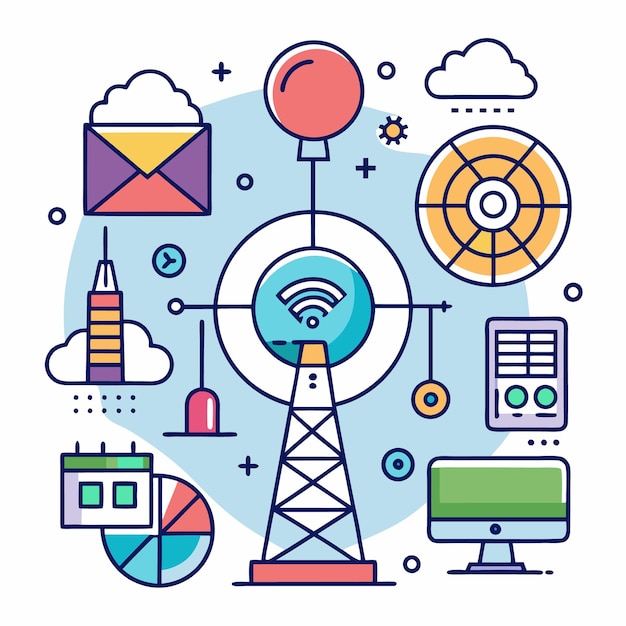 Understanding Wireless Communication Key Components and Technologies Illustrated