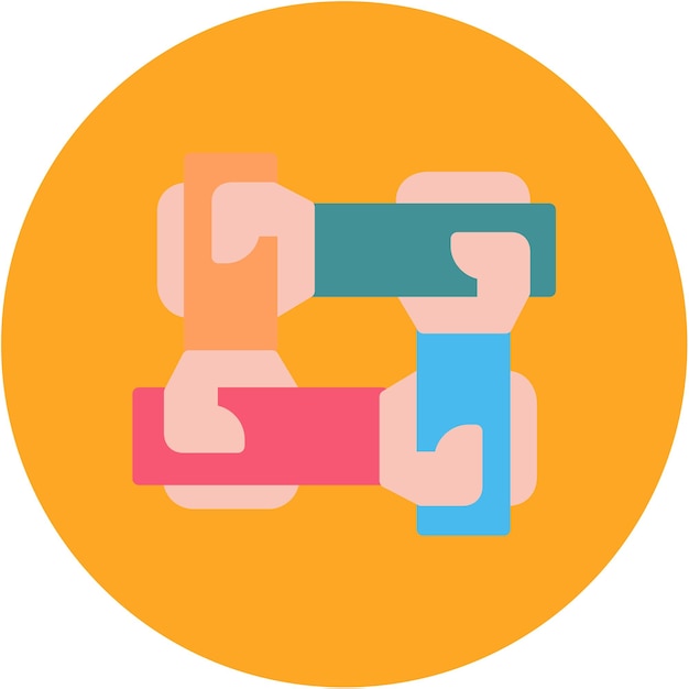 unity icon vector image can be used for friendship