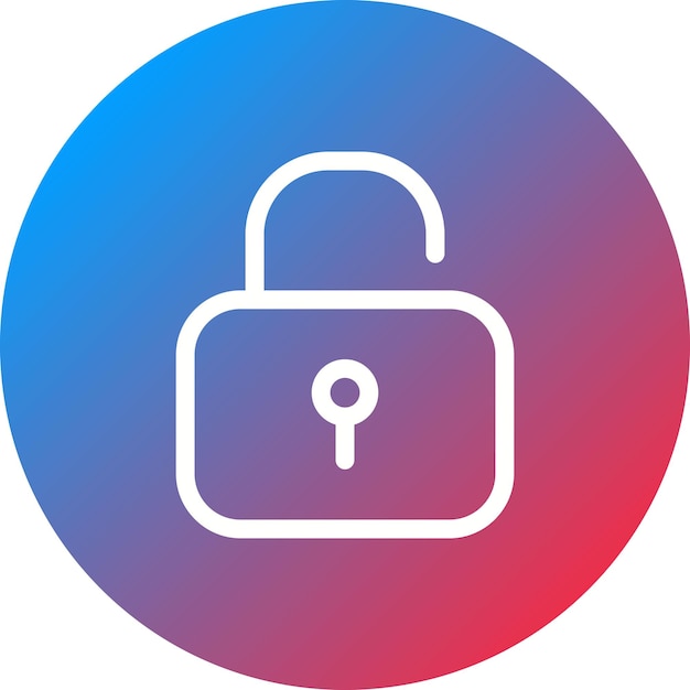 Unlock icon vector image Can be used for UI