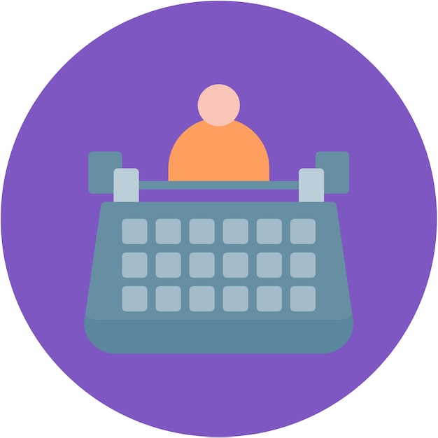 User Typewriter icon vector image Can be used for Printing