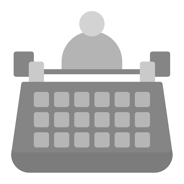 User Typewriter icon vector image Can be used for Printing