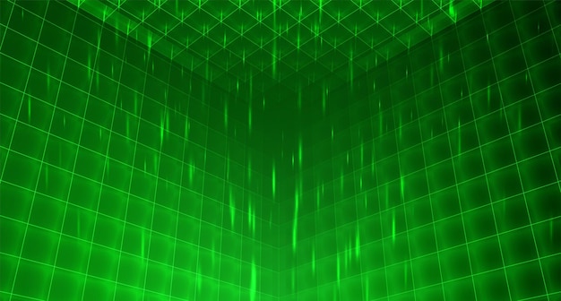 vector 3d background of square grids and lines