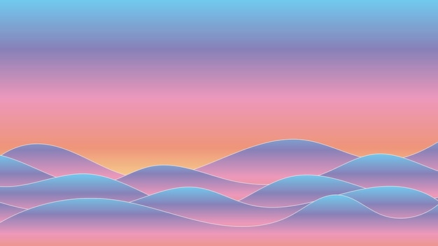 vector abstract gradient background colorful liquid waves