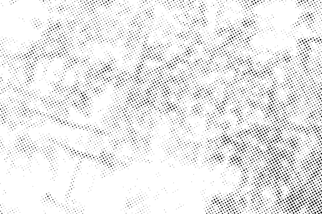 Vector black and white halftone texture effect