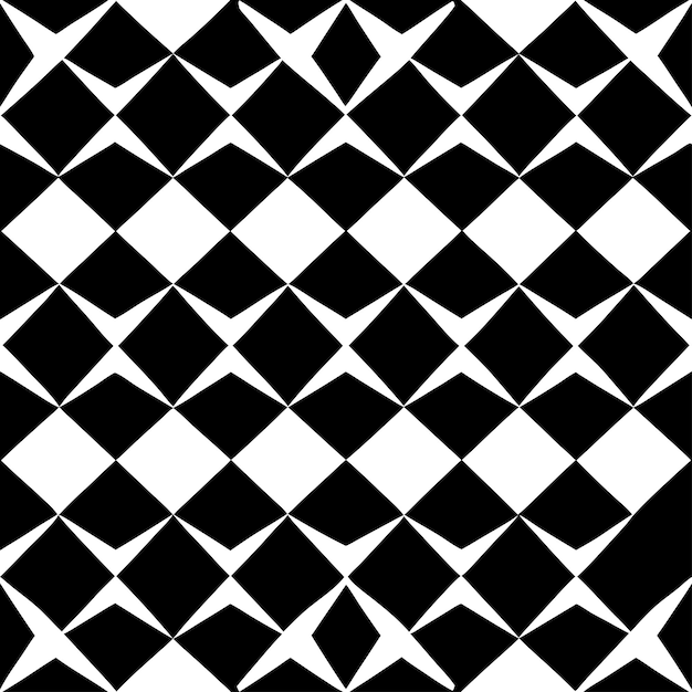 vector black and white seamless pattern