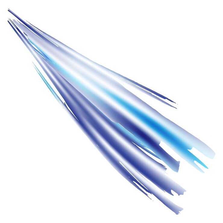 Vektor vector brush stroke. abstract fluid splash. isolated splash on white backdrop. watercolor textured background.  gradient paintbrush. sale banner brushstroke. blue and indigo