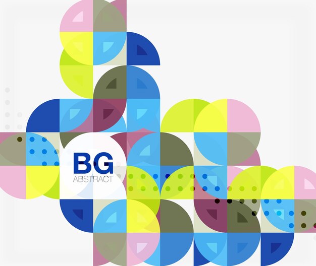 vector circle abstract background vector template background for workflow layout diagram number options or web design