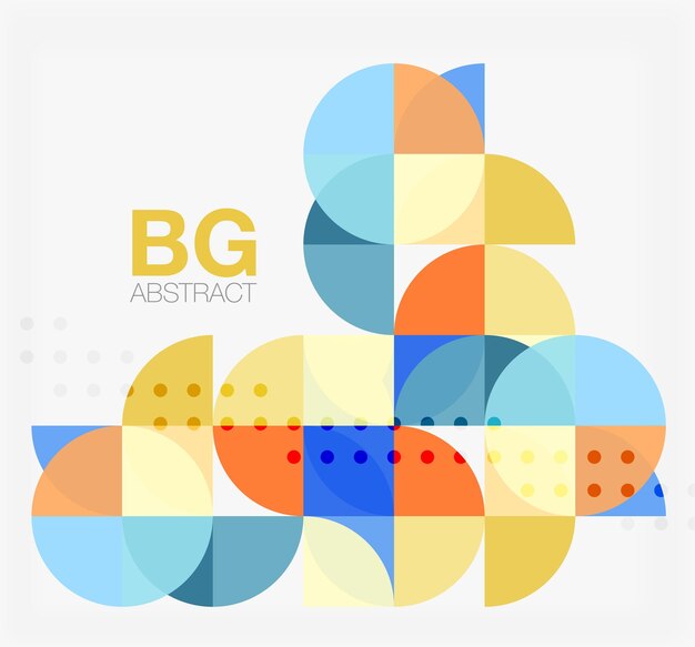 vector circle abstract background vector template background for workflow layout diagram number options or web design
