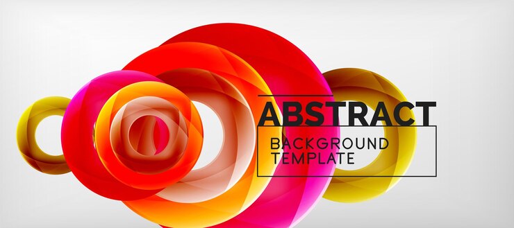 Vektor vector circles abstract background