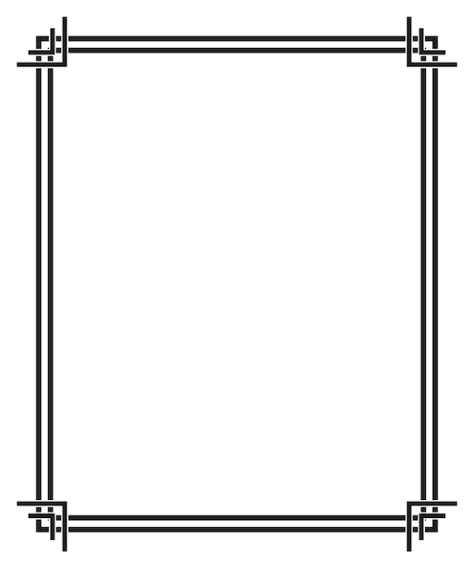 vector decorative frame. elegant element for design template, place for text.