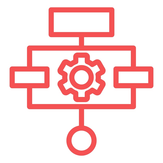 Vector Design Algorithm Icon Style