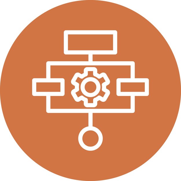 Vector Design Algorithm Icon Style