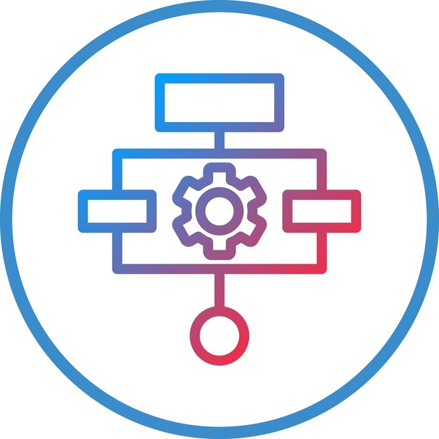 Vector Design Algorithm Icon Style