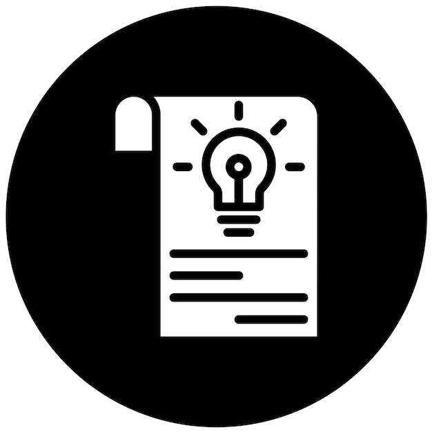 vector design brief icon style