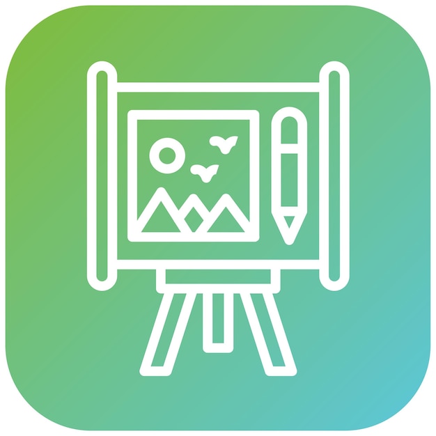vector design capital canvas icon style