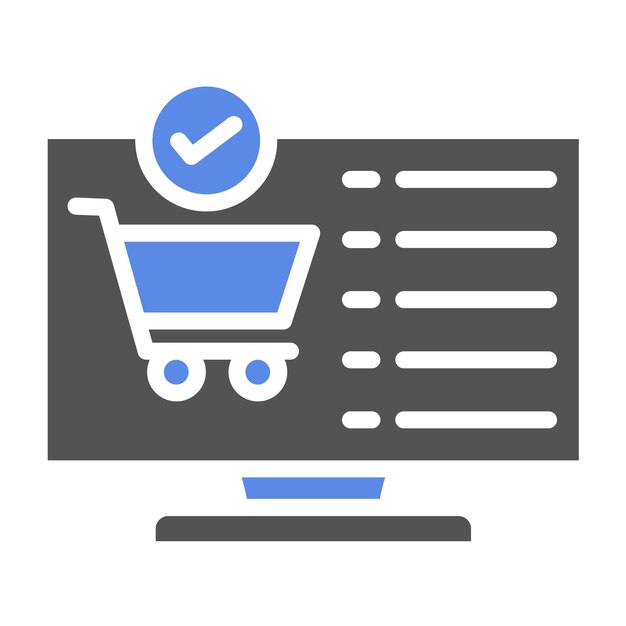 Vector Design Checkout Icon Style