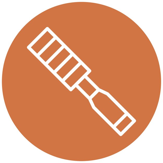 Vector Design Chisel Icon Style