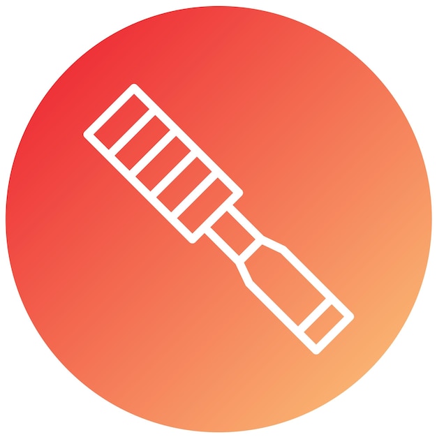 Vector Design Chisel Icon Style