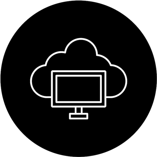 Vector Design Cloud Computing Icon Style