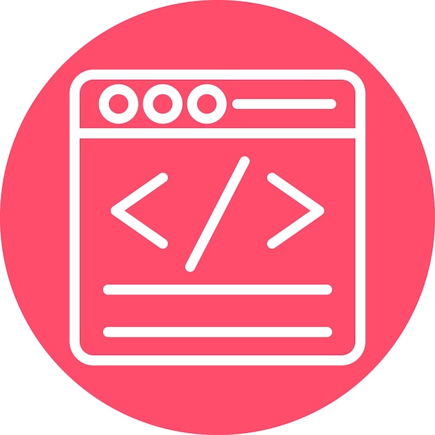 vector design code icon style