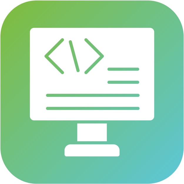 Vector Design Code Icon Style