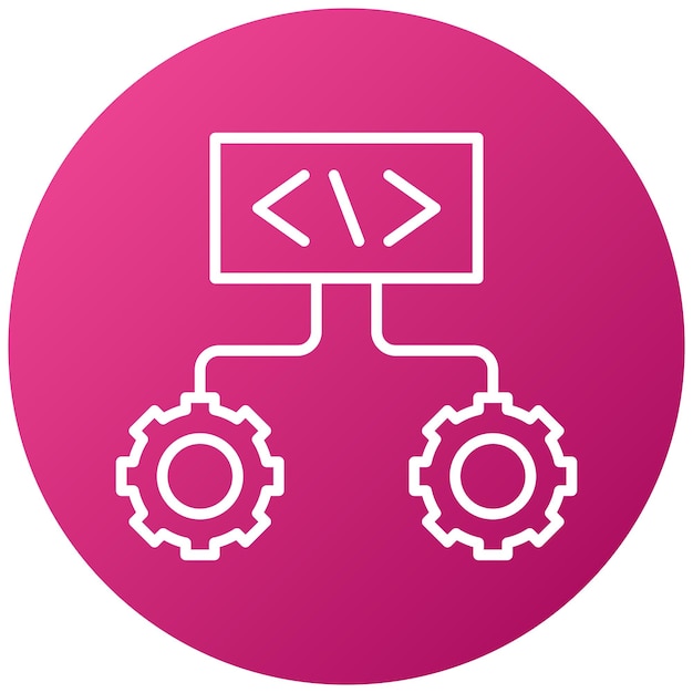 vector design code setting icon style