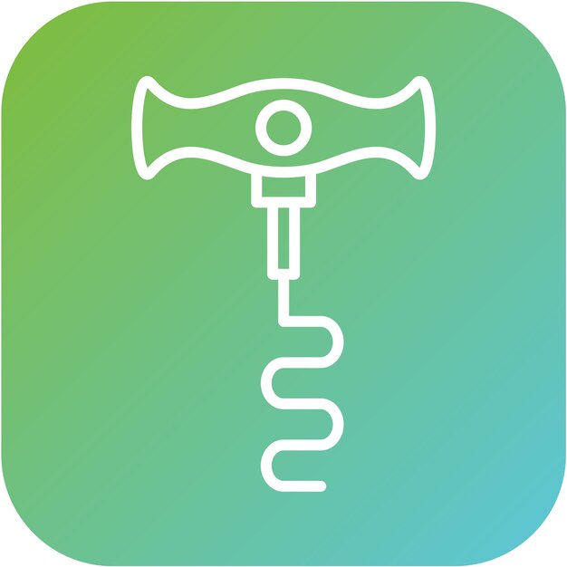 Vector Design Corkscrew Icon Style