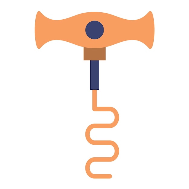 Vector Design Corkscrew Icon Style