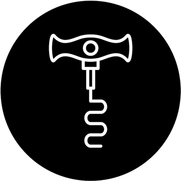 Vector Design Corkscrew Icon Style