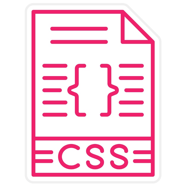 Vector Design CSS Icon Style