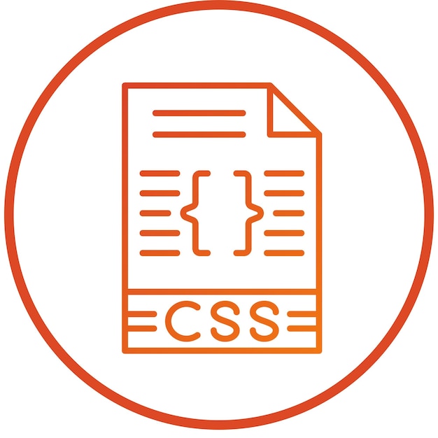 Vector Design CSS Icon Style