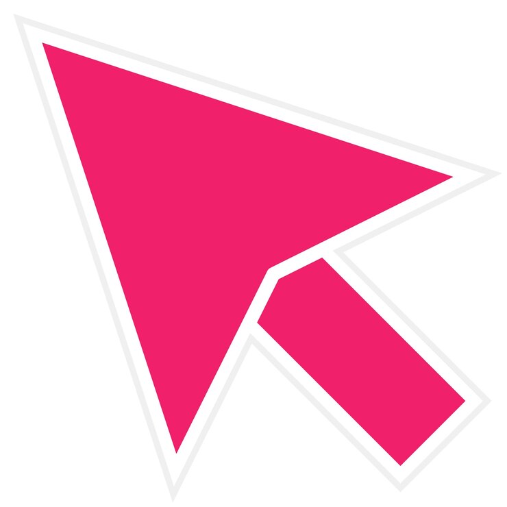 Vektor vector design cursor pointer icon style