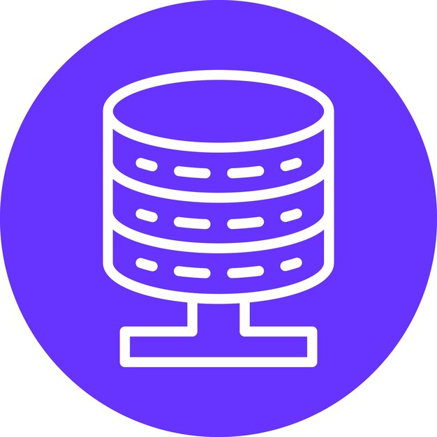 Vector Design Database Icon Style