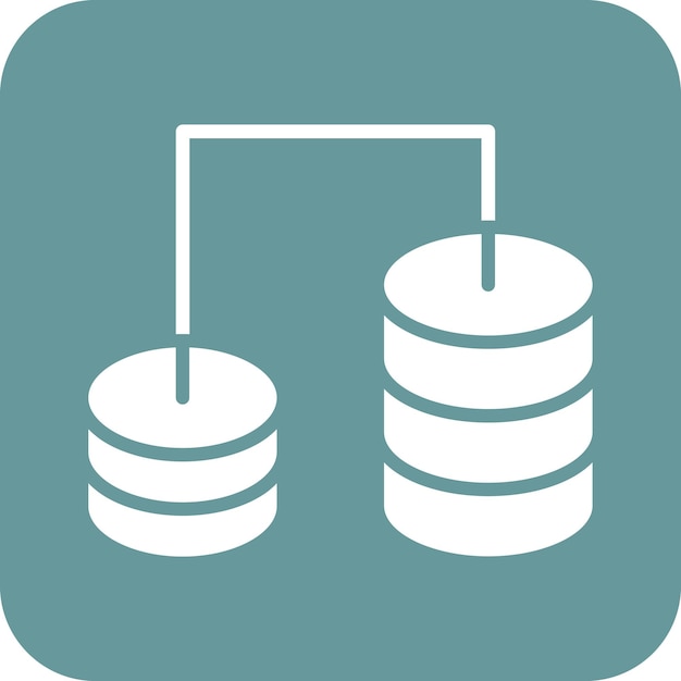 vector design database icon style