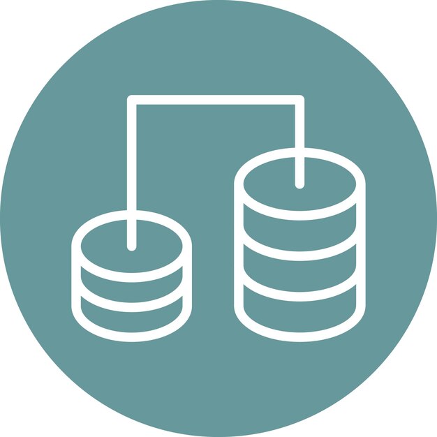 vector design database icon style