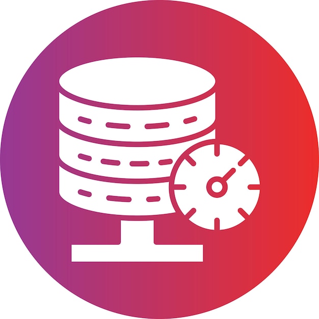 vector design database speed icon style