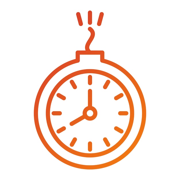 Vector Design Deadline Icon Style